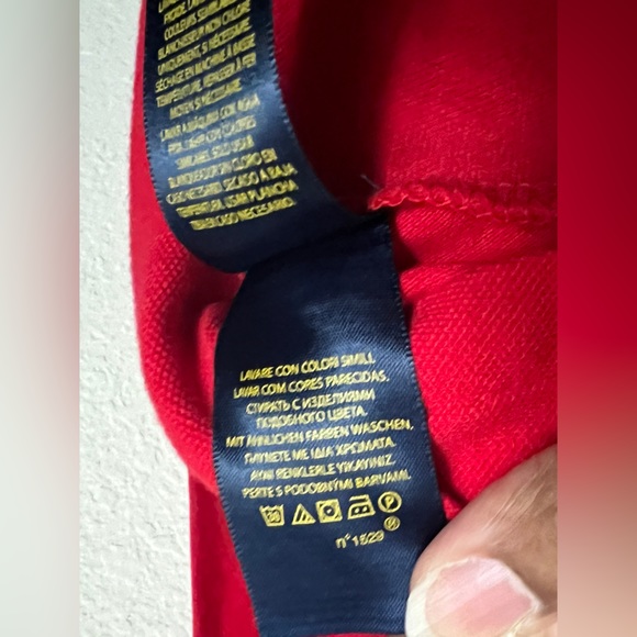 Polo by Ralph Lauren Long sleeves Polo Dress for Girls Big Kids XL (16) Red - Picture 6 of 11